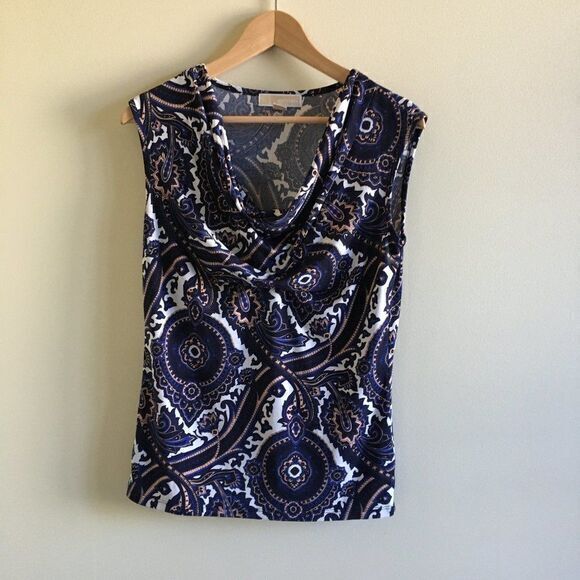 MK MICHAEL KORS‎ COWL NECK BLOUSE TANK TOP - Picture 1 of 4